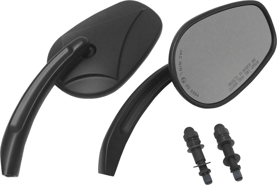 HARDDRIVE Mirrors Black Arrow Head Black 18-245