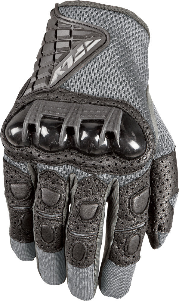 FLY RACING Coolpro Force Gloves Black/Silver 2x #5841 476-4114~6