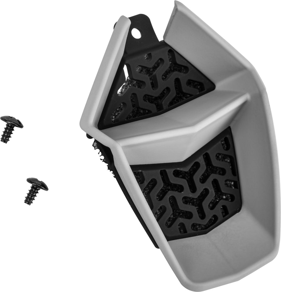 FLY RACING Elite Vigilant Helmet Mouthpiece Matte Black/Grey 73-88151