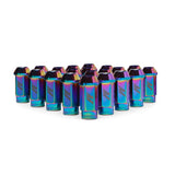 Mishimoto Aluminum Locking Lug Nuts M12x1.25 20pc Set Neo Chrome MMLG-125-20LNC