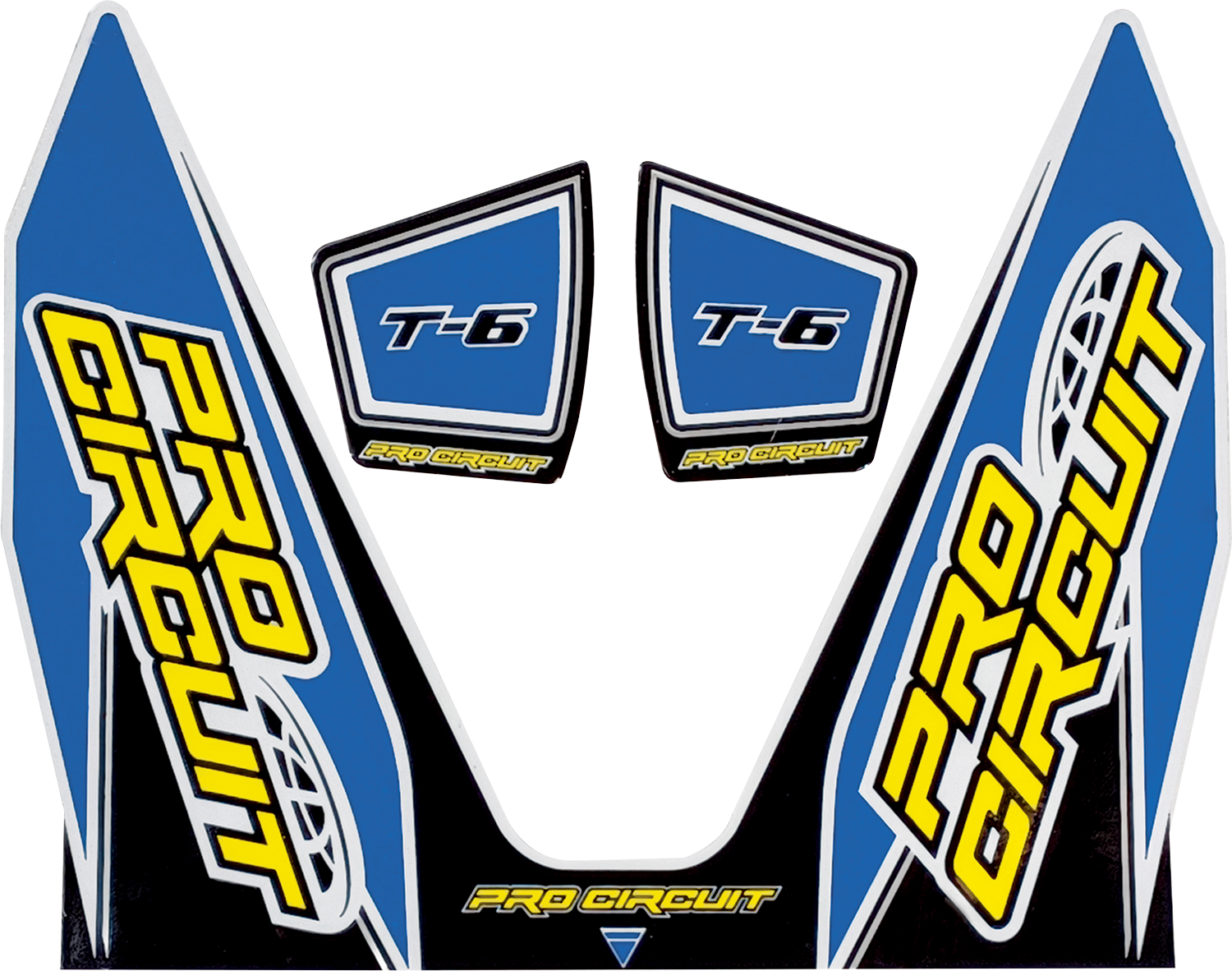 PRO CIRCUIT T-6 Decal - Light Blue DC22T6-LB