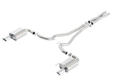 Borla Atak S Cat-Back 15-17 Ford Mustang GT 5.0L V8 MT/AT 2.5in pipe 4in tip 140591
