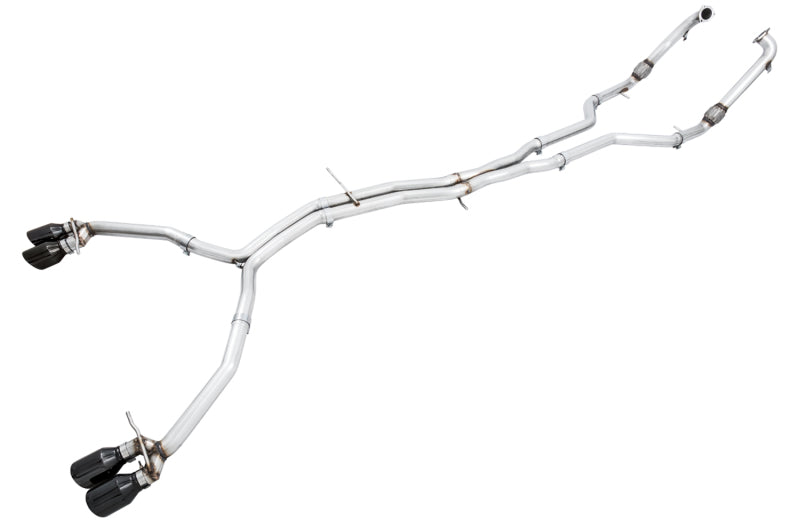 AWE Tuning Audi B9 S5 Coupe 3.0T Track Edition Exhaust - Diamond Black Tips (102mm) 3010-43058