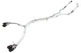 AWE Tuning Audi B9 S5 Coupe 3.0T Track Edition Exhaust - Diamond Black Tips (102mm) 3010-43058
