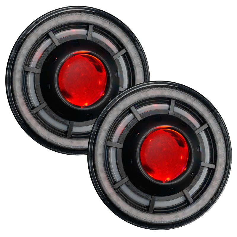 ORACLE Lighting 07-18 Jeep Wrangler JK Oculus 7in. ColorSHIFT Bi-LED Projector Headlights 5876-504