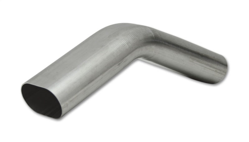 Vibrant 3in Oval (Nominal Size) T304 SS 45 deg VERTICAL Mandrel Bend 6in x 6in leg lengths 13200
