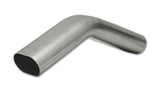 Vibrant 3in Oval (Nominal Size) T304 SS 45 deg VERTICAL Mandrel Bend 6in x 6in leg lengths 13200