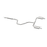 MagnaFlow Cat-Back SS 2.25/2.5 pulgadas Salida trasera doble dividida Punta pulida de 3 pulgadas 2015 Chev Impala 3.6L V6