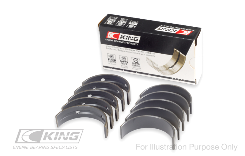 King 07-09 Mazdaspeed 3 L3-VDT MZR DISI (t) Duratec High Performance Main Bearing Set - Size (STD) GMB5442MC