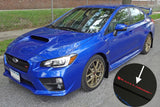 Rally Armor 15-18 Subaru WRX/STI (Sedan Only) UR White Mud Flap w/ Red Logo MF32-UR-WH/RD