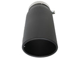 aFe Power MACH Force-Xp 5in In x 6in Out x 15in L Bolt-On 409 SS Exhaust Tip - Black 49T50601-B15