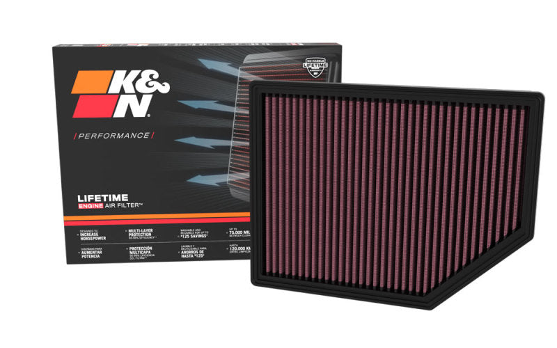 K&N 22-23 Ford Bronco Raptor 3.0L V6 Replacement Air Filter 33-5132