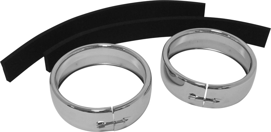 HARDDRIVE Passing Lamp Trim Rings Chrome 38-302