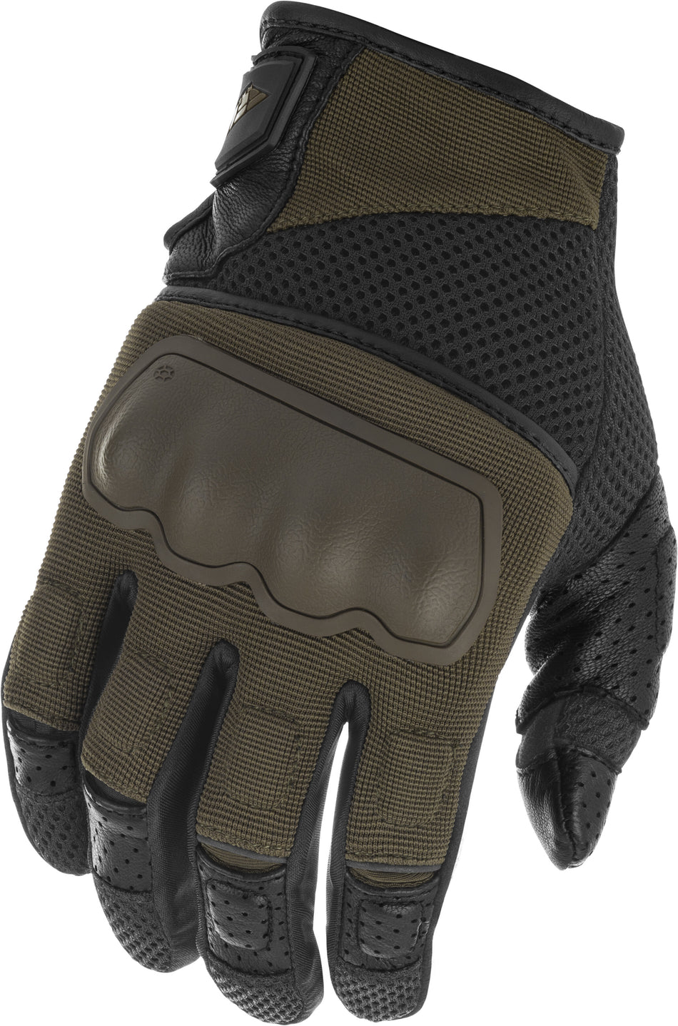 FLY RACING Coolpro Force Gloves Od Green Md 476-4124M