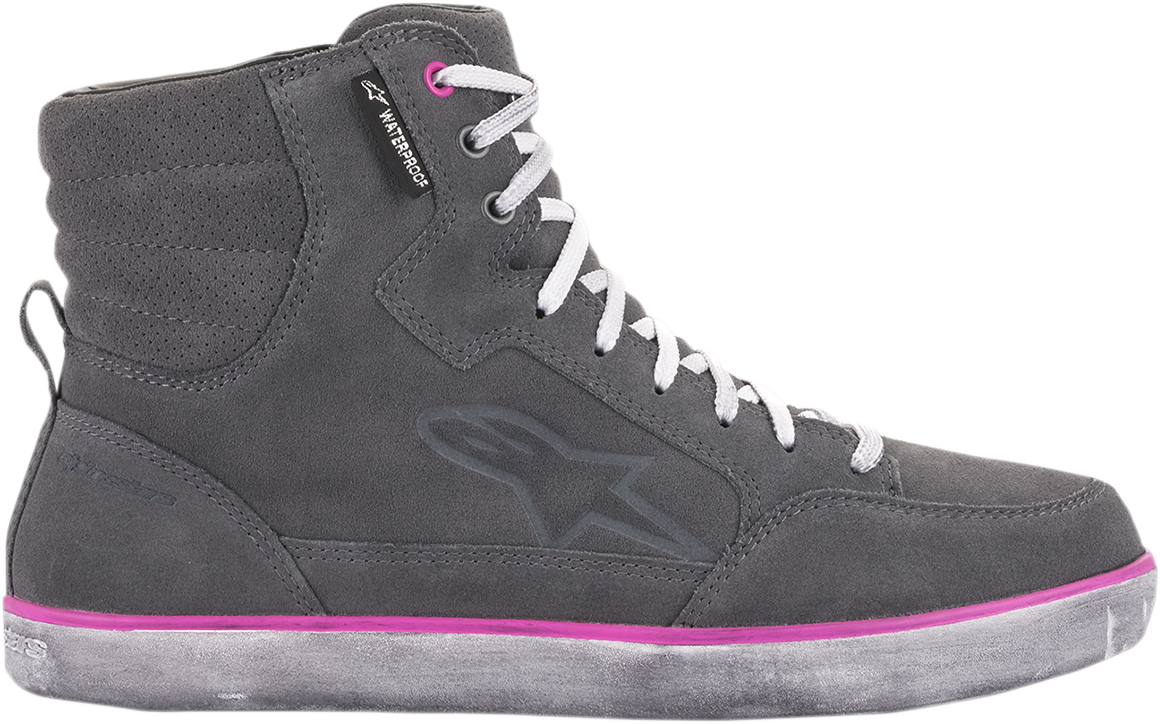 ALPINESTARS J-6 Wasserdichte Damenschuhe - Grau/Pink - US 7 254222090957