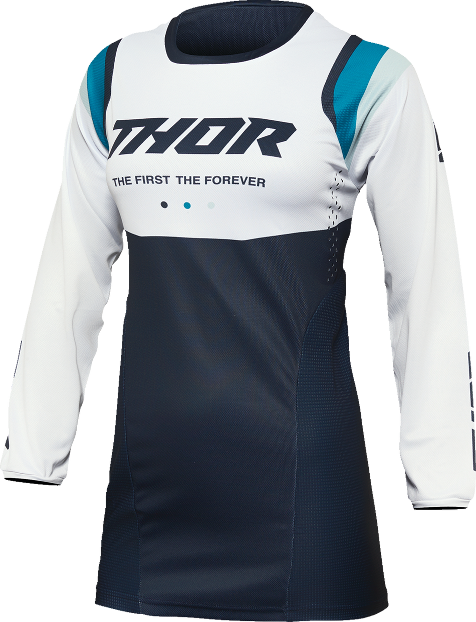 THOR Women's Pulse REV Jersey - Midnight Blue/White - XS 2911-0232