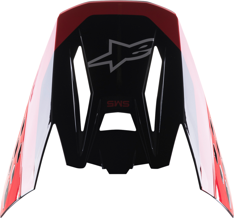 ALPINESTARS SM5 Visor - Beam - Black/Gray/Red 8983622-1333