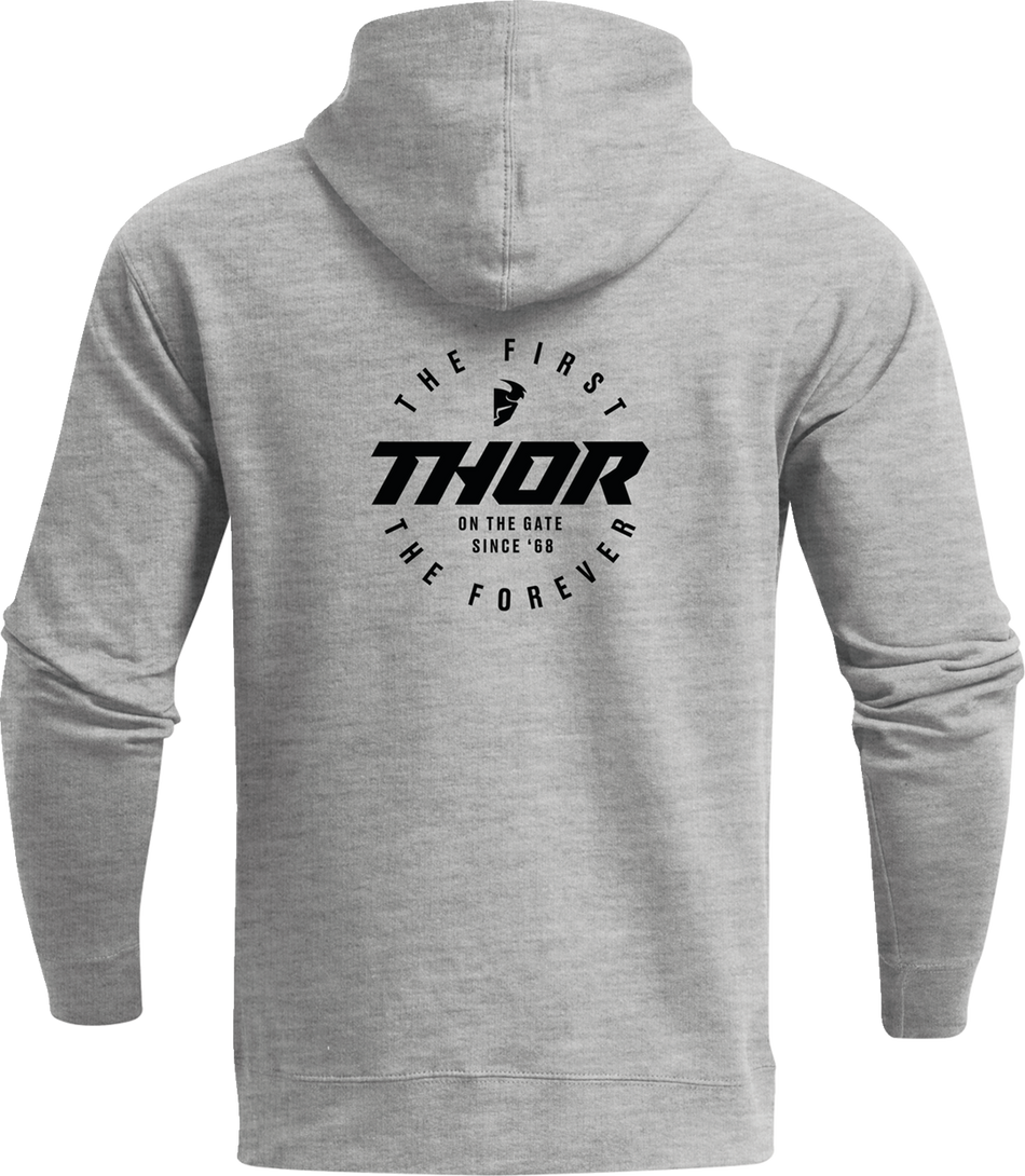 THOR Stadium Zip-Up Hooded Sweatshirt - Heather Gray - XL 3050-6327