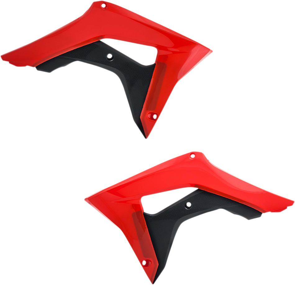 ACERBIS Radiator Shrouds - Red/Black 2630661018