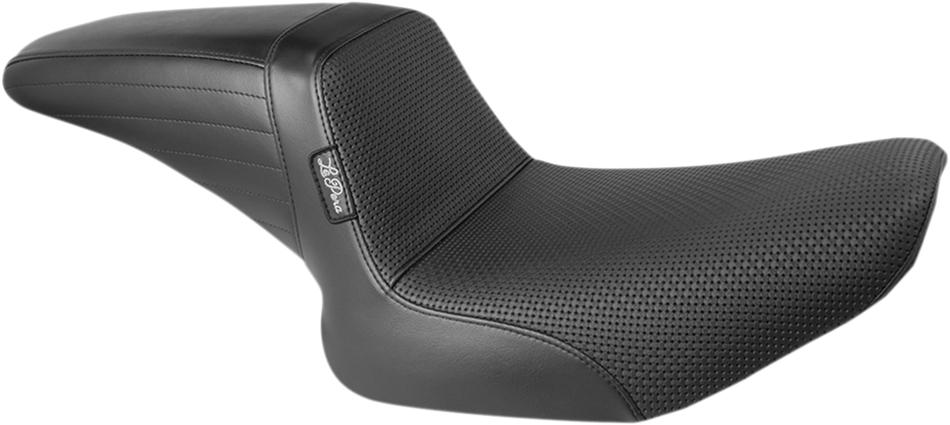 LE PERA Kickflip Seat - Basketweave - Black - FXR '82-'94 L-598BW