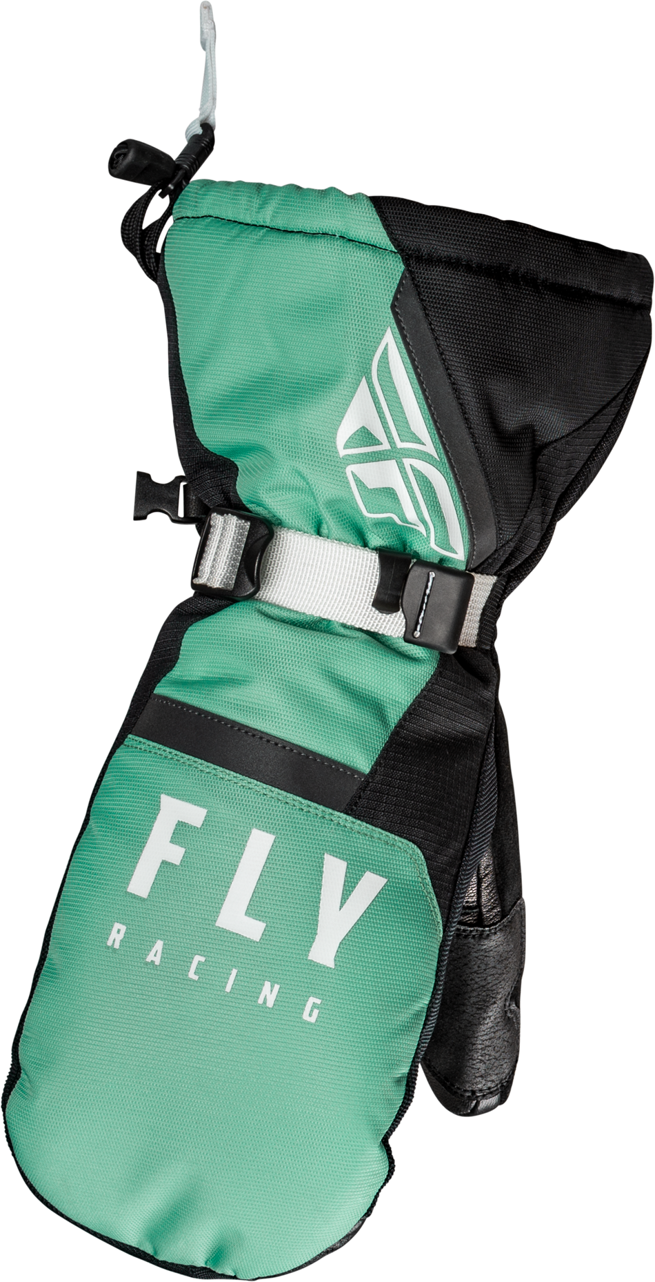 FLY RACING Cascade Mittens Black/Mint 2x 363-39322X