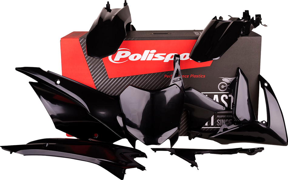 Kit de carrocería POLISPORT - Completo - Negro - CRF 110F 90539