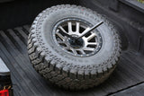 Fabtech Universal Spare Tire Angled Mount - Black FTT10002BK