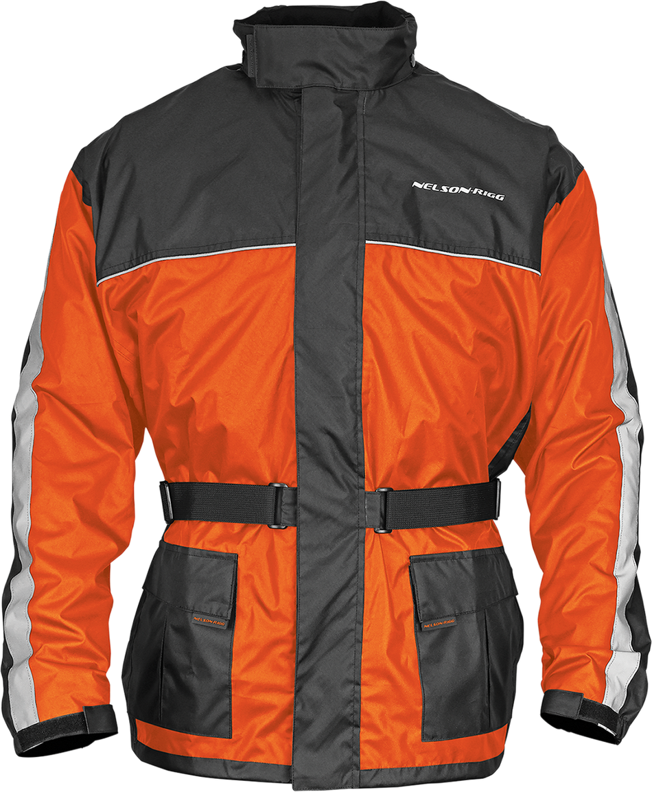 NELSON RIGG Solo Storm Jacket - Hi-Vis/Black - 3XL SSJ-ORG-06-3XL