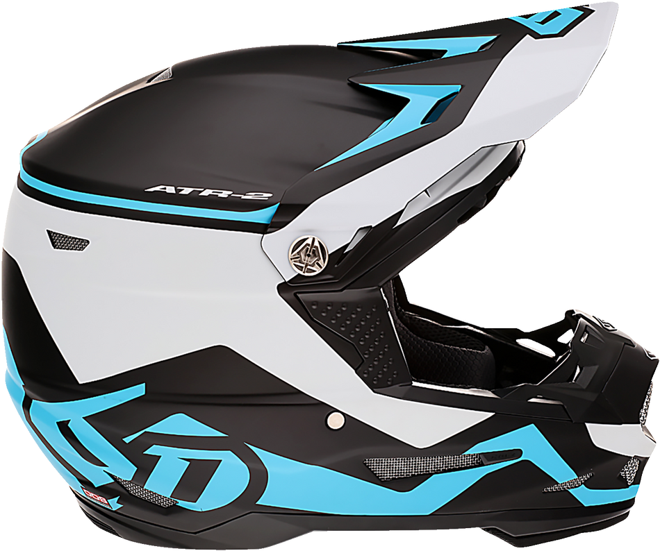 6D ATR-2 Helmet - Drive - Cyan - Medium 12-2726