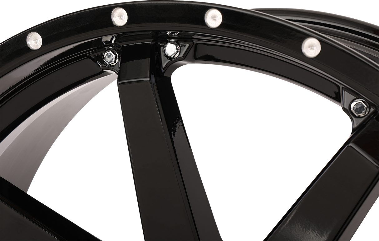 Rueda HIGH LIFTER - HL10 - Delantera/Trasera - Negro brillante - 20x7 - 4/137 - 4+3 (+10 mm) 20HL10-1237