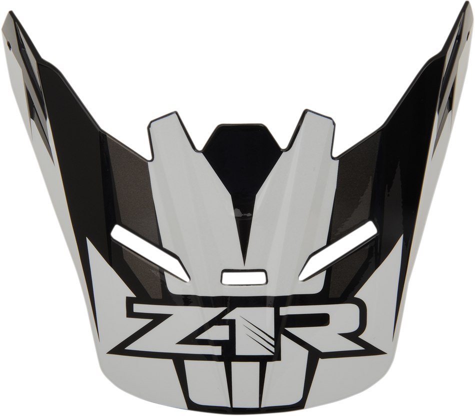 Z1R Youth Rise Visor Kit - Ascend - Black/White 0133-1056