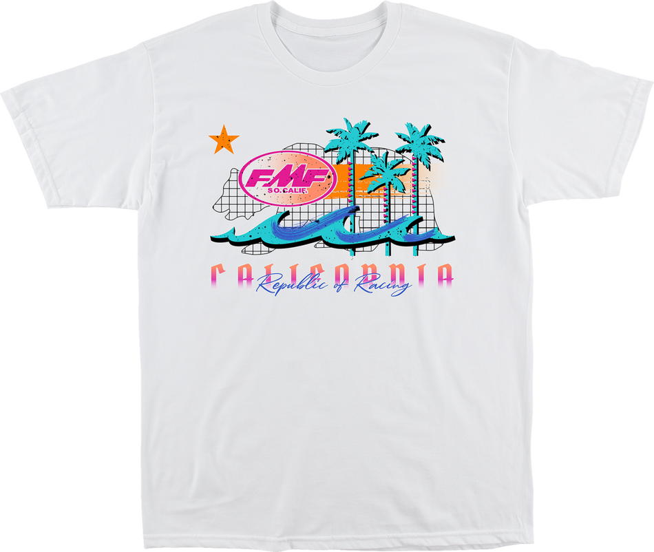 FMF Wavy T-Shirt - White - Large SU22118908WHLG 3030-22246