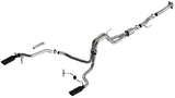 Borla F-150 2021 5.0L 2dr RC SB (122.8 WB) XL/XLT 3/2.25 SRE Cat-Back ATAK Black Chrome Tips 140869BC