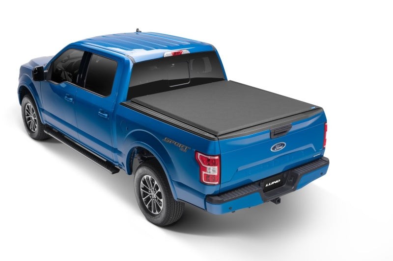 Lund 04-18 Ford F-150 (6.5ft. Bed) Genesis Elite Roll Up Tonneau Cover - Black 96873