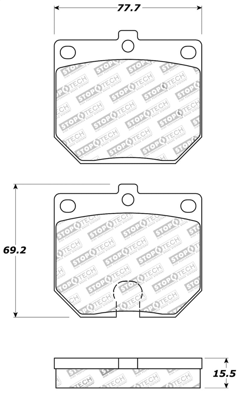 StopTech Street Touring Brake Pads 308.0114