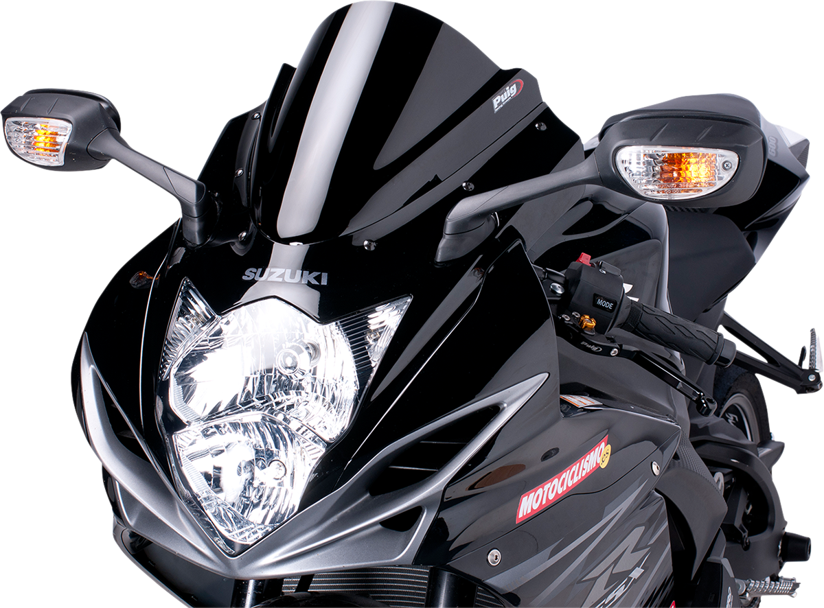 Cúpula PUIG HI-TECH PARTS Race - Negro - Suzuki 5605N 