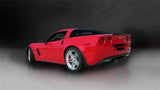 Corsa 06-13 Chevrolet Corvette C6 Z06 7.0L V8 Black Sport Axle-Back Exhaust 14164BLK