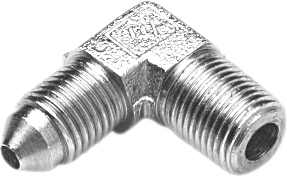 GOODRIDGE Fitting - -3 to 1/8" NPT - 90 - Chrome P822-03CH