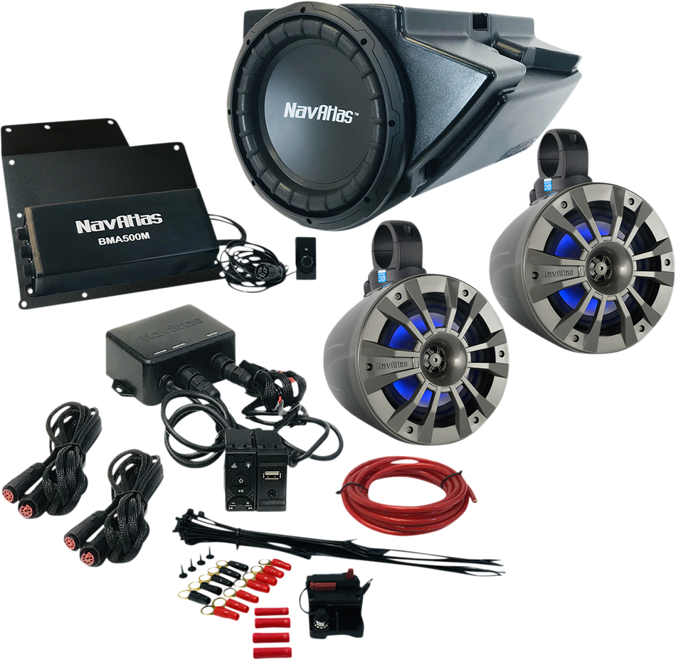 NAVATLAS Audio Kit - Zone 3 - Turbo RZR2ZONE3