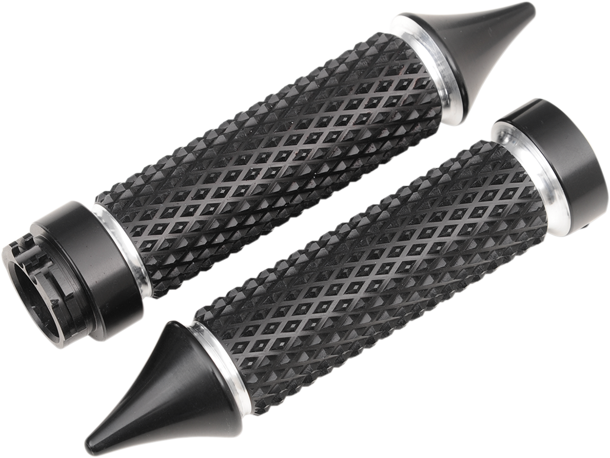 EDDIE TROTTA DESIGNS Grips - Cross Cut - Black TC768B