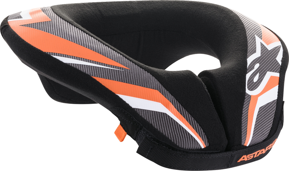 ALPINESTARS Youth Sequence Neck Roll - Black/Anthracite/Orange - S/M 6741018-148-SM