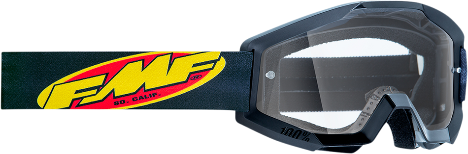 FMF PowerCore Goggles - Core - Black - Clear F-50050-00003 2601-3002