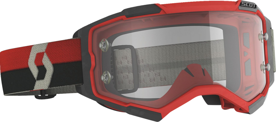 SCOTT Fury Goggle - Red/Black - Clear Works 274514-1018113