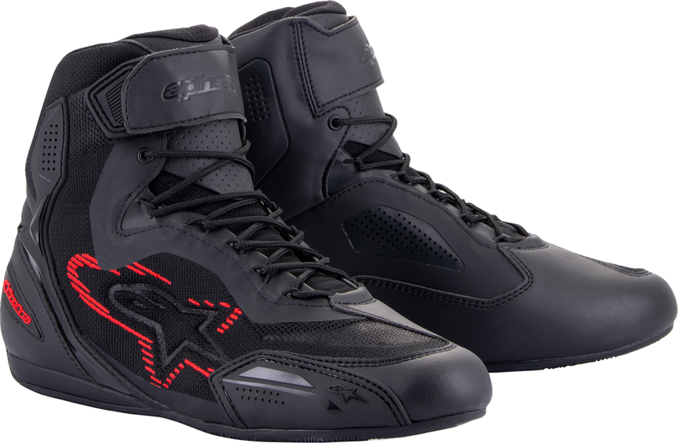 ALPINESTARS Faster-3 Rideknit® Shoes - Black/Gray/Red - US 10 2510319-1993-10