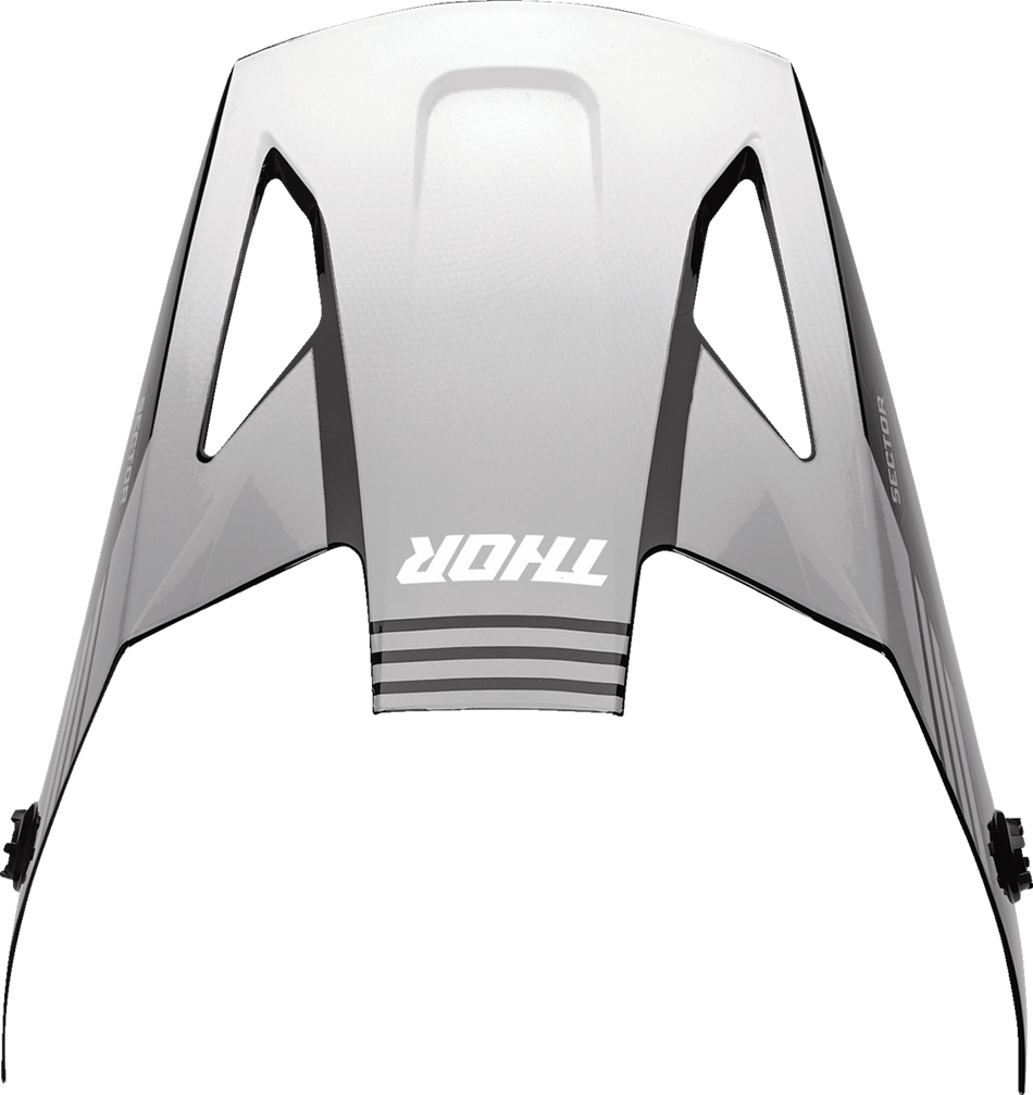 THOR Sector 2 Visor Kit - Carve - Black/White 0132-1661