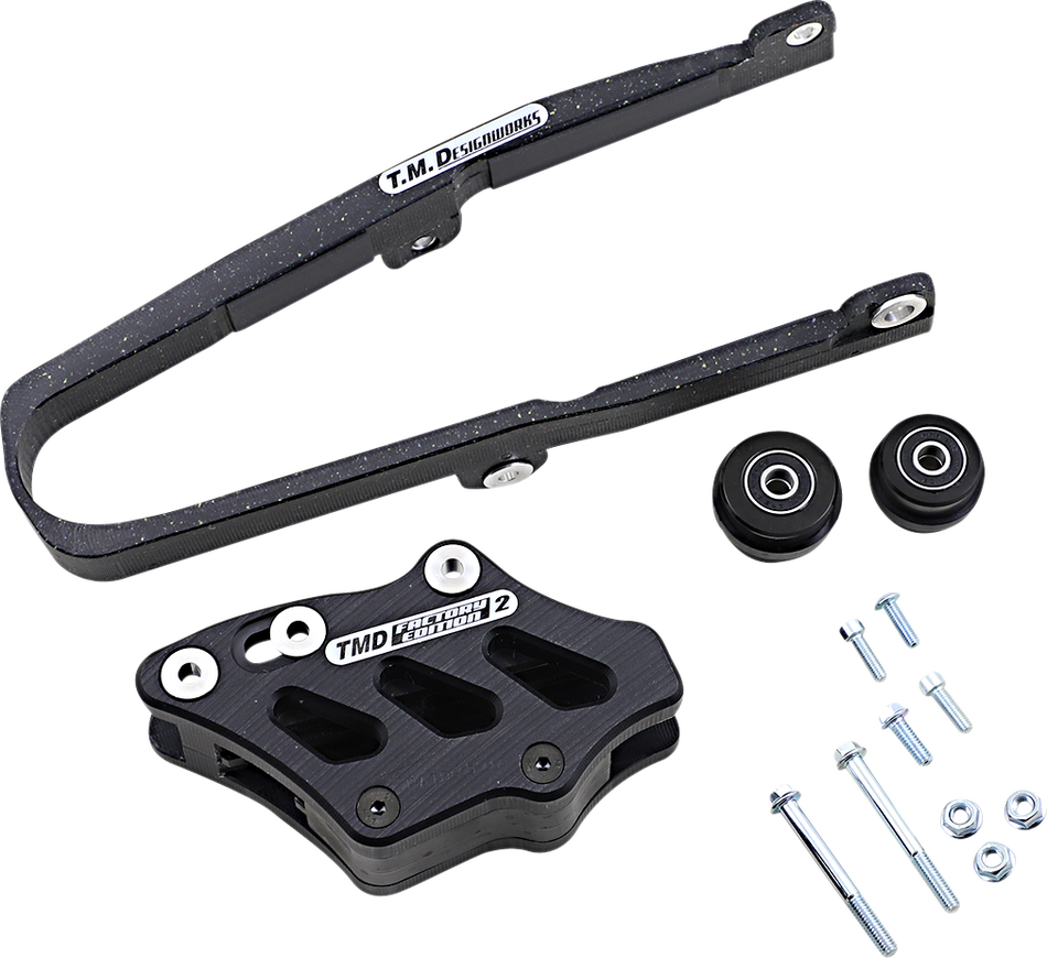 T.M. DESIGNWORKS Chain Guide/Slider - Kawasaki - Black KCP-K09-BK