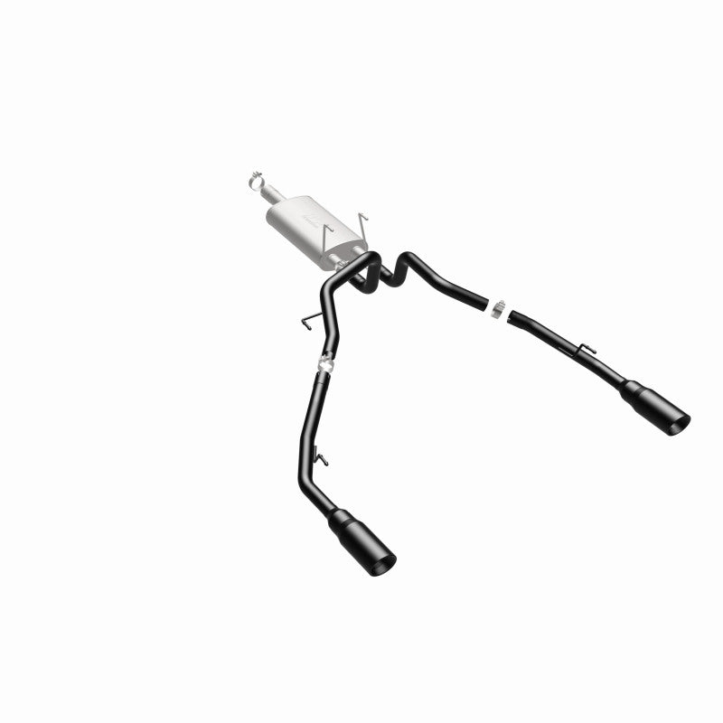 Magnaflow 09-15 Dodge Ram 1500 V8 Dual Spilt Rear Exit Black Stainless C/B Perf Exhaust 15363
