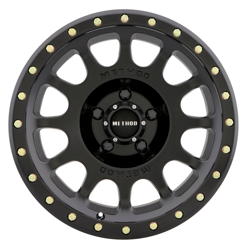 Method MR305 NV 17x8.5 0mm Offset 5x5.5 108mm CB Matte Black Wheel MR30578555500