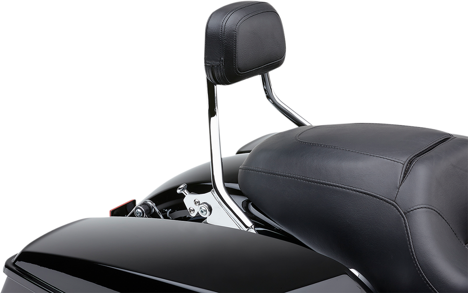 COBRA Detachable Backrest - Chrome - Short - FLH/FLT 602-2212