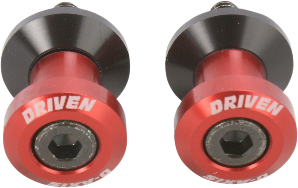 Carretes de eje D DRIVEN RACING - Rojo - 8 mm DXS-8 RD 